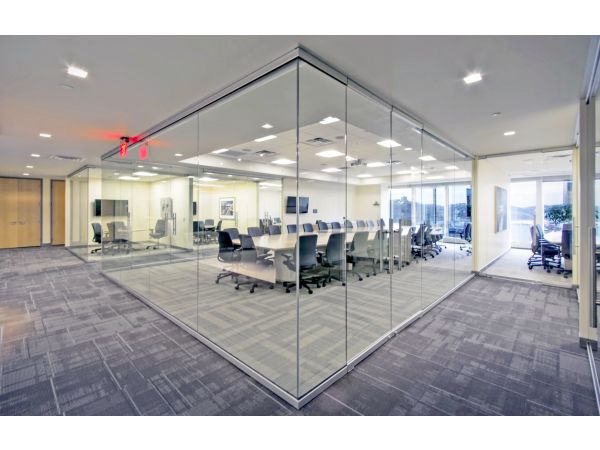 CRL Clear View Glass Wall Office System